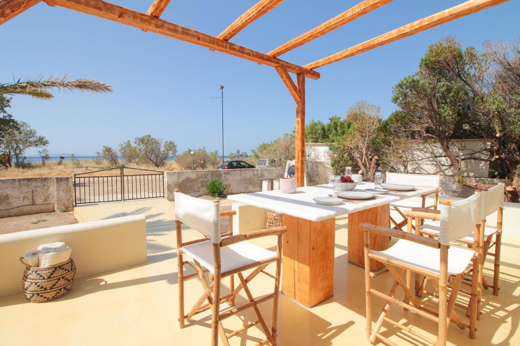 4Twaves Beach House - Beachfront In Agios Ioannis Agios Ioannis  Dış mekan fotoğraf